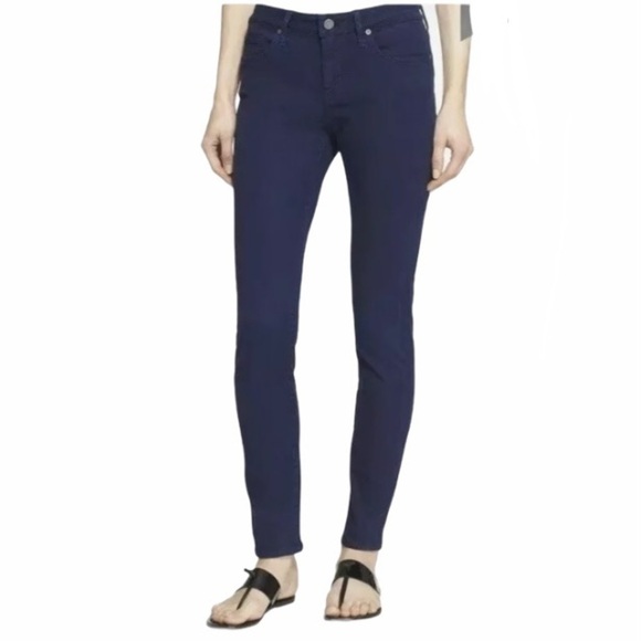 JOIE Women’s Mid rise Skinny Blue Pants Size 24 - Picture 1 of 9